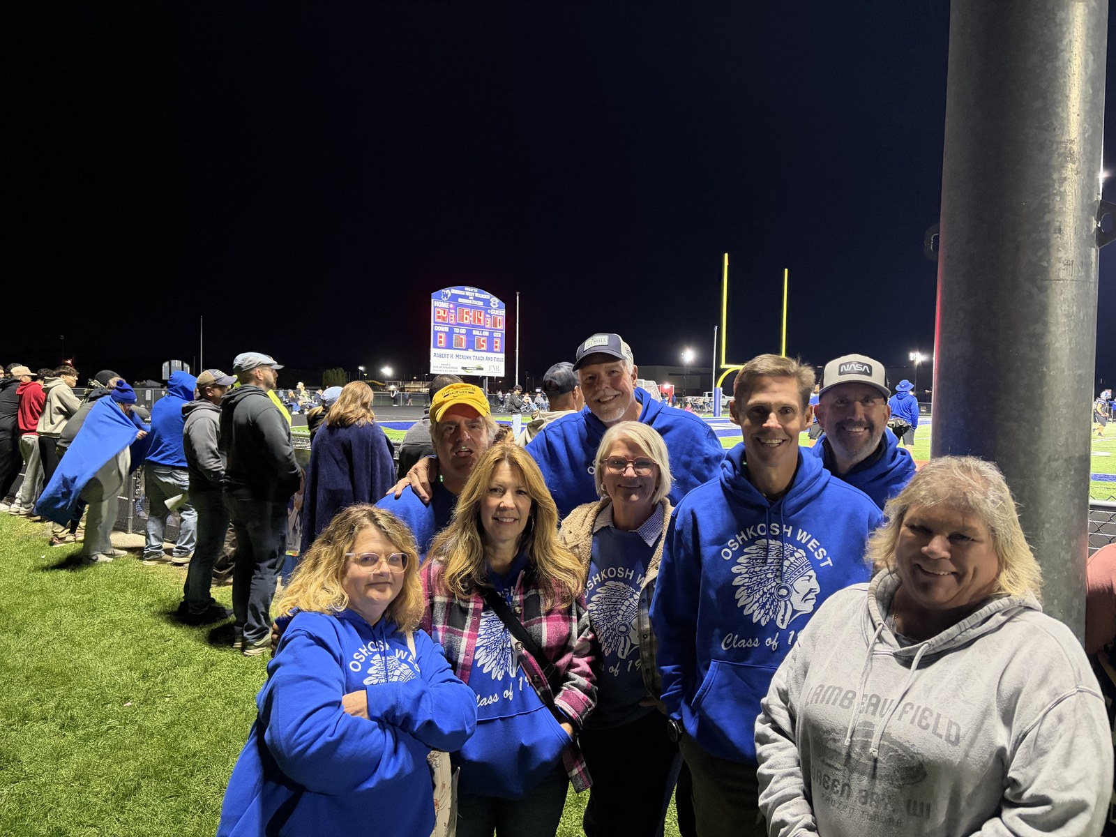 Class of '86 at the field